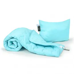 Набор MirSon 1700 Eco Light Blue (одеяло + подушка)