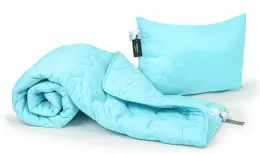 Набор MirSon 1664 Eco Light Blue (одеяло + подушка)