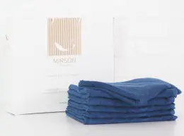 Набор полотенец MirSon 5085 Elite SoftNes Blueberry 50x90 см - 6 шт