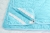 Наматрасник хлопковый 1719 Eco Light Blue Cotton Mirson на резинках по углам, фото 4