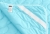 Наматрасник хлопковый 1719 Eco Light Blue Cotton Mirson на резинках по углам, фото 5