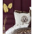 Набор постельное белье с покрывалом + плед Karaca Home Morocco purple-gold, фото 4
