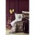 Набор постельное белье с покрывалом + плед Karaca Home Morocco purple-gold, фото