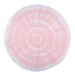 Полотенце Barine Pestemal Swirl Roundie Flamingo 150х150 см
