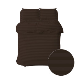 Комплект постельного белья Home Line Комби коричневый