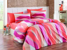 Постельное белье Cotton Box Majoli Fish Flock Orange