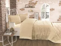 Покрывало Cotton Box Tropik Home Alegra Beige