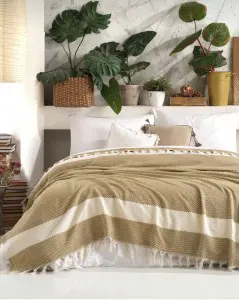 Плед Cotton Box Diva Alisa Beige