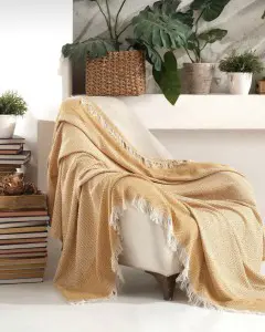 Плед Cotton Box Diva Lina Yellow