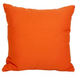 Подушка Home Line декоративная с отдельным чехлом на молнии Оранжевый