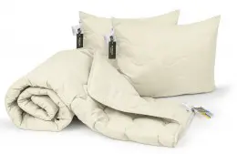 Набор MirSon 1662 Eco Light Creamy (одеяло + две подушки)