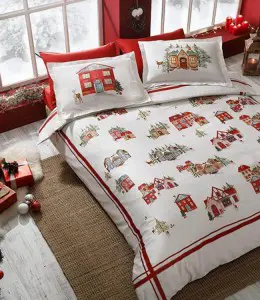 Комплект постельного белья Tac Santa kirmizi