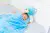Плед MirSon детский 1052 Bear Blue + подушка, фото 1