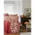 Набор постельное белье Karaca Home Melange turuncu с пледом, фото