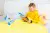 Плед MirSon детский 1067 Winged Unicorn Yellow + подушка, фото 2