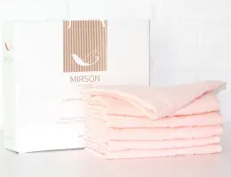 Набор полотенец MirSon 5080 Elite SoftNes Peach 50x90 см - 6 шт