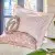 Набор постельное белье с покрывалом Karaca Home Passaro blush, фото 3