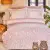 Набор постельное белье с покрывалом Karaca Home Passaro blush, фото