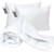 Набор антиаллергенный MirSon Eco Silk №1801 Eco Light White (одеяло + 2 подушки), фото