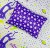 Детское постельное белье Home Line "Коты и звезды в горох" фиолетовый, фото 2