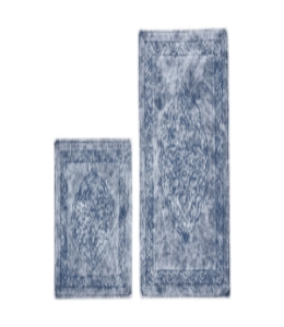 Набор ковриков для ванной комнаты Damaks A107216 Arya голубой