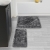 Набор ковриков для ванной комнаты Damaks A107216 Arya антрацит, фото