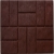 Коврик придверный Izzihome Torn Brick коричневый, фото