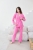 Пижама женская флисовая Mishki x Podushka.UA розовая, фото