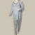 Пижама женская со штанами в цветочек Seva Tekstil голубая, фото
