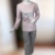 Пижама женская Tamay Цветы 3061 розовый с серым, фото