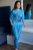 Пижама женская Tamay голубая в сердца, фото