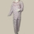 Пижама женская со штанами в цветочек Seva Tekstil розовая, фото