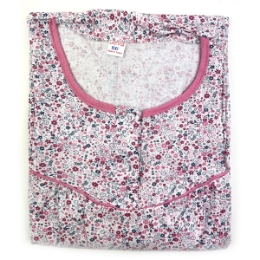 Ночная сорочка розовые цветы Seva Tekstil 4044