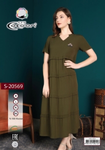 Платье 20569 Dark green Cocoon темно-зеленое
