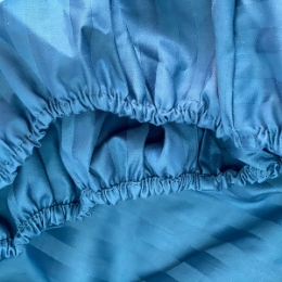 Простынь на резинке Elmira Arya темно-синяя