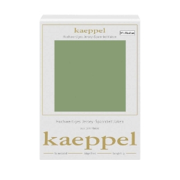 Трикотажная простынь на резинке Kaeppel 332 оливковая