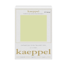 Трикотажная простынь на резинке Kaeppel 329 бледно-зеленая