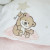 Набор постельное белье с покрывалом пике Karaca Home Bear Star pembe, фото 1