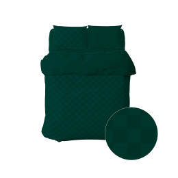 Комплект постельного белья Home Line Шахмат зеленый