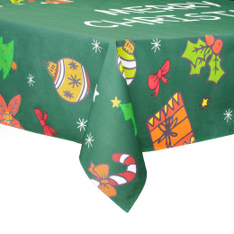 Скатерть Home Line Merry Christmas зелёный