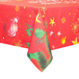 Скатерть Home Line Merry Christmas красный